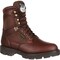 Georgia Boot Homeland, Men's Waterproof Work Boot, 13 W, Leather, 8 in Height, Brown G108 - alternate 1